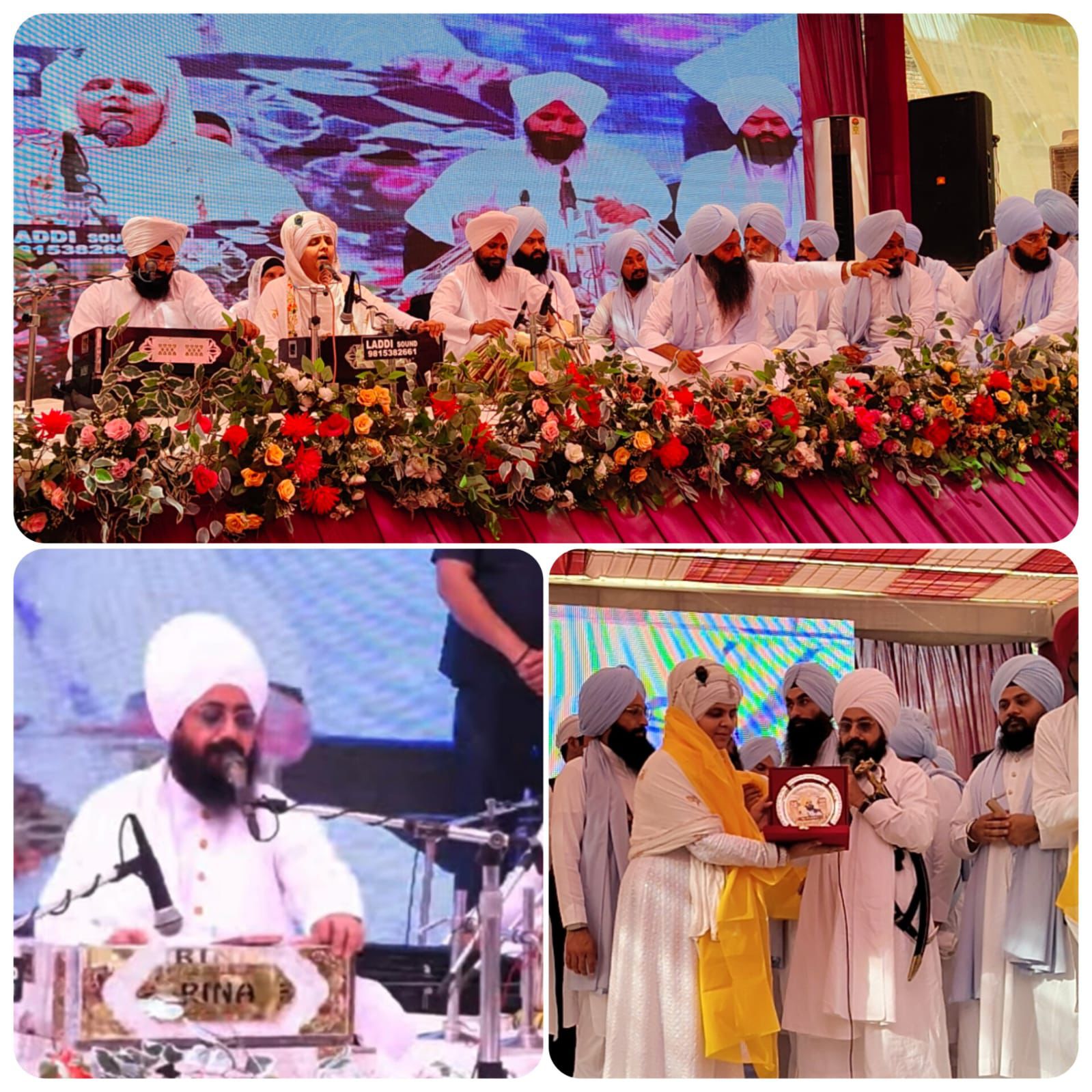 ਚਾਂਦਪੁਰ ਉੱਤਰ ਪ੍ਰਦੇਸ਼ ਵਿਖੇ ਵਿਸ਼ਾਲ ਕੀਰਤਨ ਸਮਾਗਮ ਵਿੱਚ ਹਜ਼ਾਰਾਂ ਦੀ ਗਿਣਤੀ ਵਿੱਚ ਸੰਗਤ ਹੋਈ ਨਤਮਸਤਕ