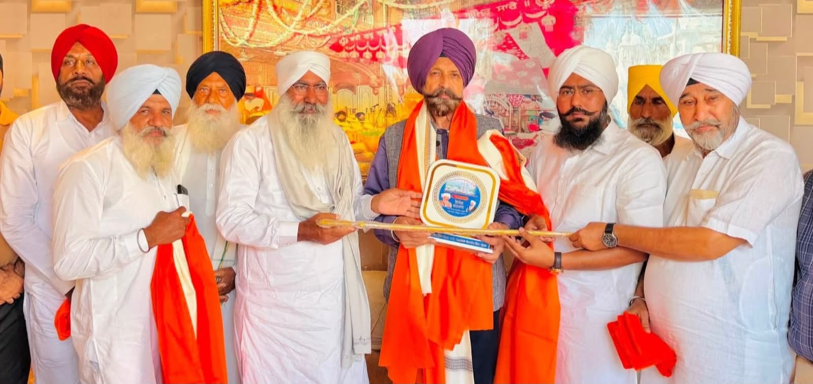 ਗੁਰਦੁਆਰਾ ਅੰਗੀਠਾ ਸਾਹਿਬ ਨਿੱਕੇ ਘੁੰਮਣ ਵਿਖੇ ਸ੍ਰੀ ਹਜ਼ੂਰ ਸਾਹਿਬ ਬੋਰਡ ਦੇ ਚੇਅਰਮੈਨ ਡਾ. ਵਿਜੈ ਸਤਬੀਰ ਸਿੰਘ ਦਾ ਨਿੱਘਾ ਸਵਾਗਤ
